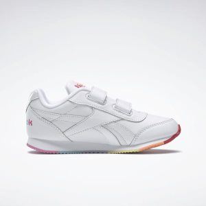 Adidasy Dziecięce Reebok Royal Classic Jogger 2.0 Białe/Czerwone/Pomarańczowe PL 91HOKVB